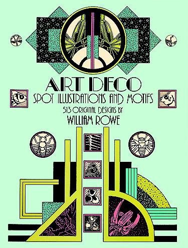 книга Art Deco Spot Illustrations and Motifs (Довер Pictorial Archive), автор: William Rowe